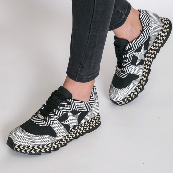 Stella McCartney Shoes - Stella Mccartney Sneakers Macy Lace Up Athletic Wedge Espadrilles Shoes Size 38